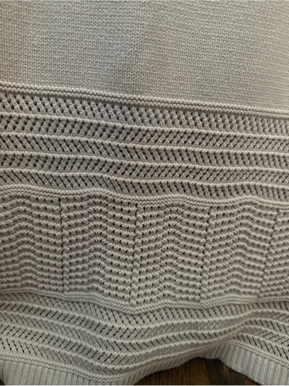 Rachel Zoe Cotton-Blend Open-Knit Sweater Top and Skirt Set Sz M - Picture 11 of 15